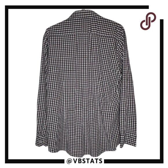 Mizzen+Main Leeward Malloy‎ Long Sleeve Men's Dress Shirt Size XXL-Trim - Picture 5 of 11